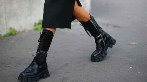 How to Wear Prada Hiking Boots?